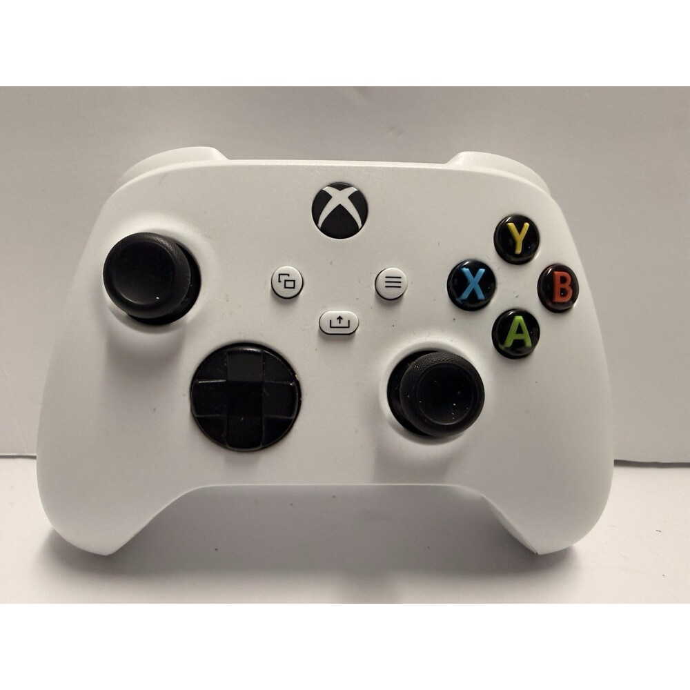 Broken Microsoft Xbox Series X|S Wireless Controller Robot White Stick Drift